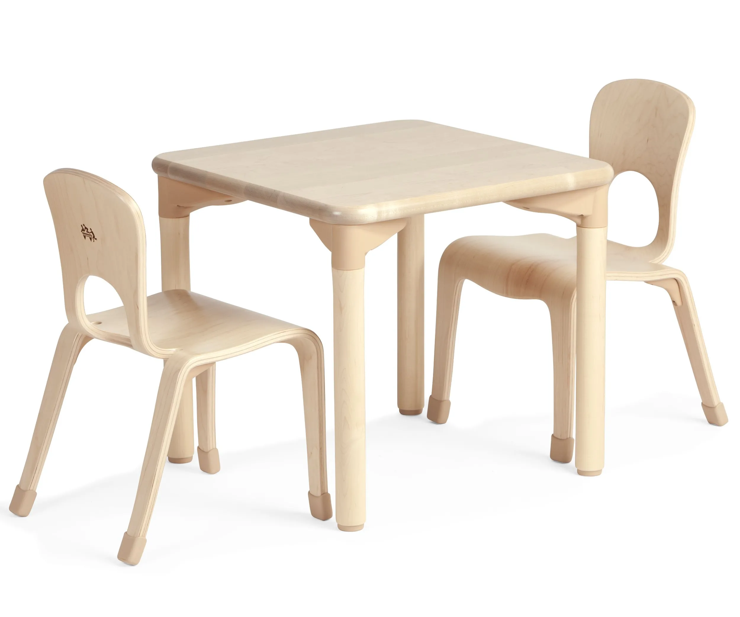 Square Woodcrest Table with Chairs