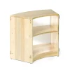 Translucent Back Inside Sweep Shelf 24"