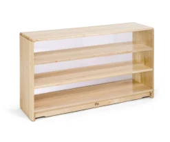 Translucent Back Shelf 4' x 28", Two Shelves