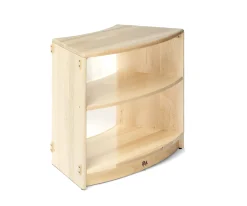 Translucent Back Sweep Shelf 24"